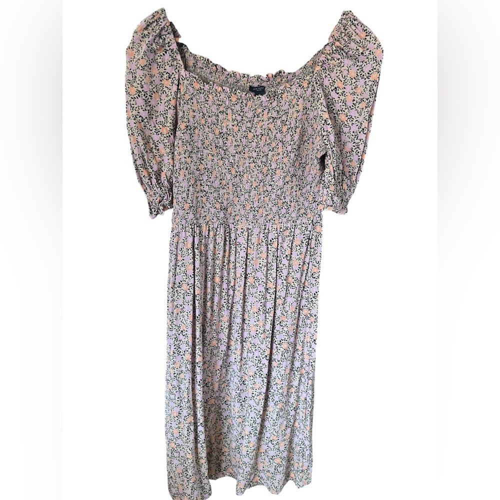Ann Taylor Kids Floral Dress - Pink and Blue